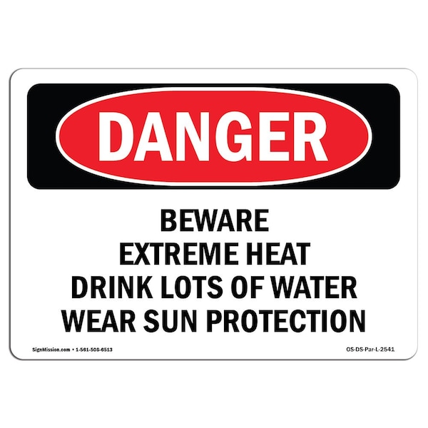Safety Sign, OSHA Danger, 7" Height, 10" Width, Aluminum, Do Not Access High Voltage, Landscape